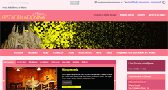 Desktop Screenshot of festadelladonnaamilano.it